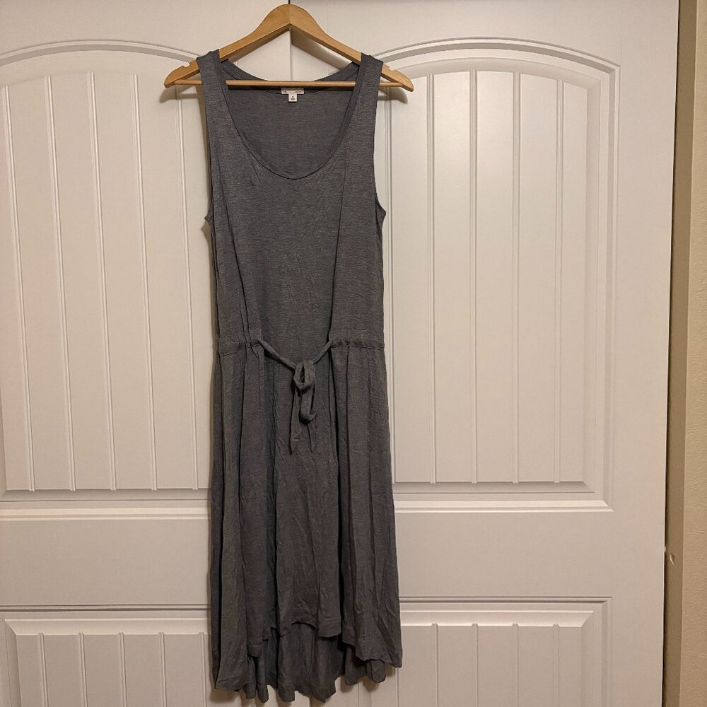 GAP Sleeveless High-Low Dress in Heather Gray